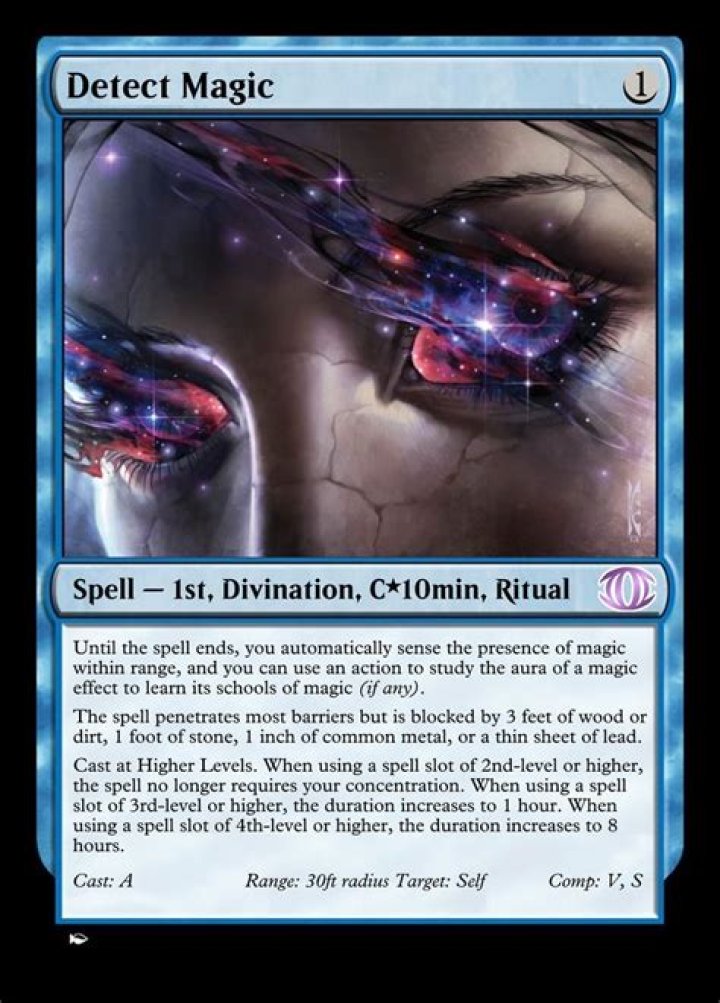 Does detect magic work on magical traps?