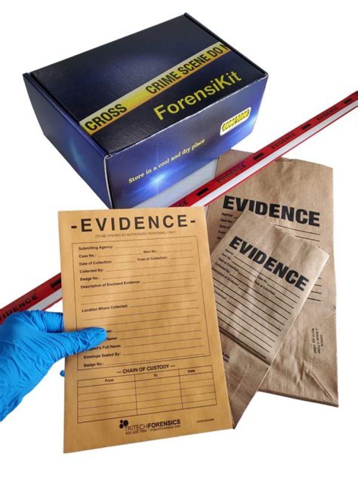 How do you document evidence at a crime scene?
