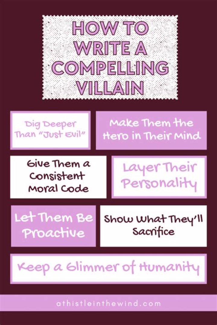 How do you make a compelling villain?
