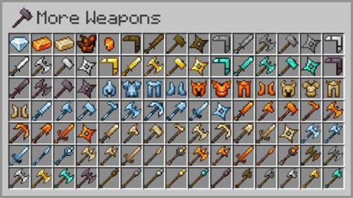 How do you make weapons and tools in Minecraft?