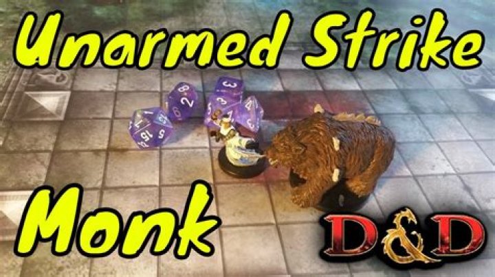 How does monk unarmed strike work?