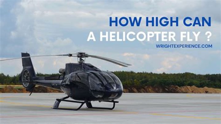How high can a helicopter fly?
