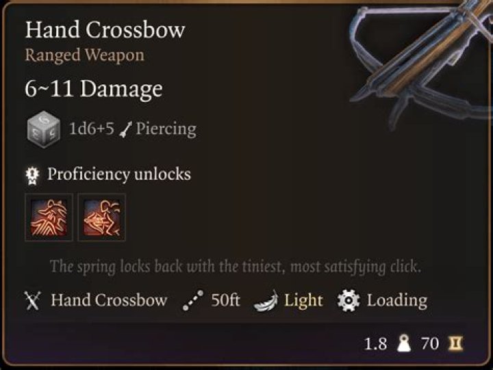 Is a hand crossbow a simple weapon 5e?