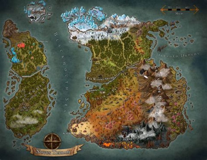 Is there a DND world map?