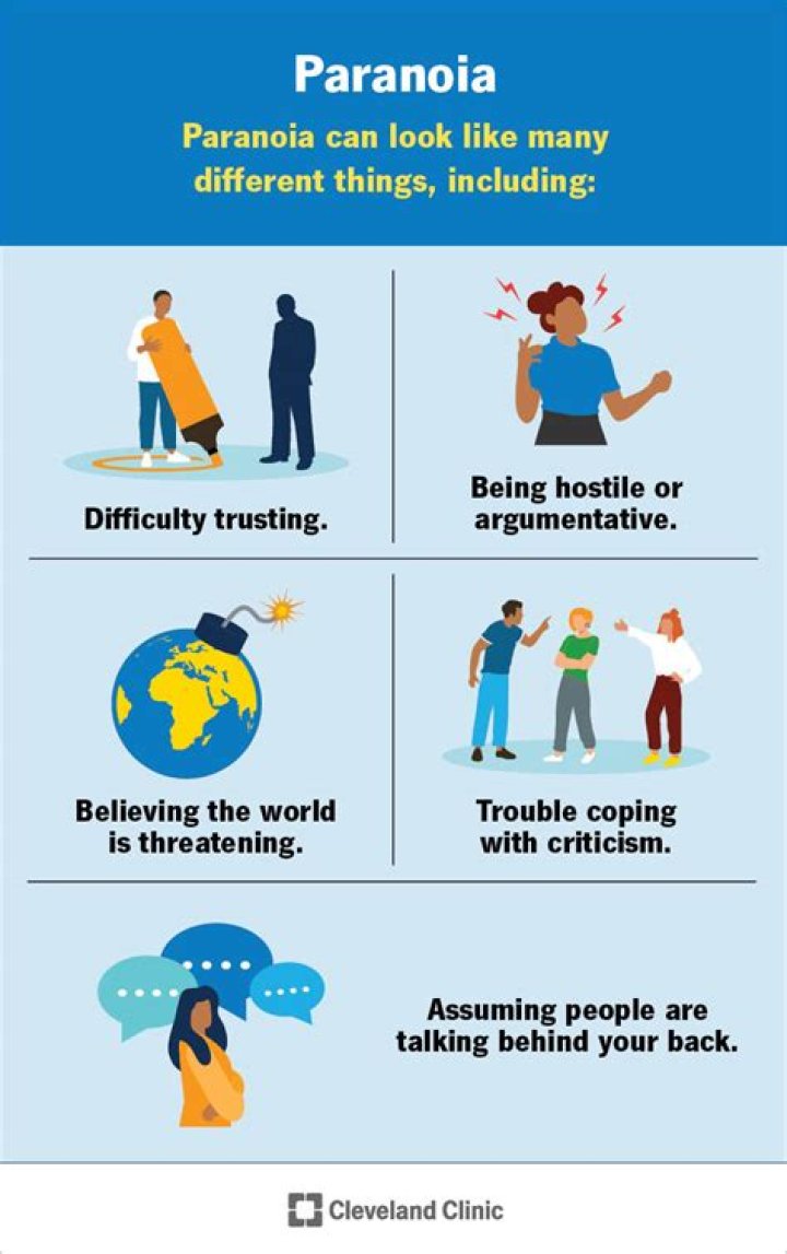 What can cause paranoia?