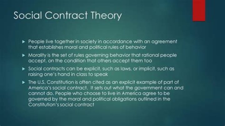 What is a social contract easy definition?